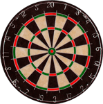 Innergames Buffalo Sisal Dartboard Pihapelit ja ulkoleikit MULTICOLOR