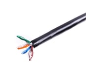 Gel-Filled Outdoor Installation Cable Digitus Cat.5E, U/Utp, Awg24/1, Pe, 100M, Black