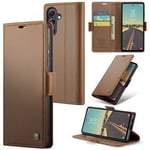 Samsung Galaxy S23 Fe      Pu Wallet Case    [Brown]