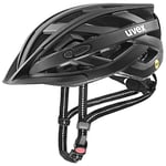 uvex city i-vo MIPS - lightweight city bike helmet for men & women - MIPS system - incl. LED light - black matt - 56-60 cm