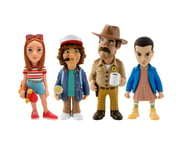 Minix - Tv Series - Stranger Things - Pack De 4 - Eleven, Dustin, Hopper, Max - Figurine 12cm