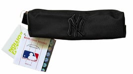 New York Yankees Major League Baseball Black Soft Pencil Case Holder Zip-Up New