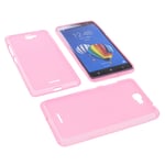 Bag for Lenovo S856 Phone Case Protection TPU Rubber Pink