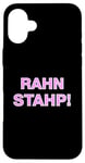 Coque pour iPhone 16 Plus T-shirt Rahn Stahp on the Jersey Shore