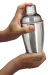 VIN BOUQUET Shaker à Cocktail, Argent, 700 ML