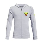 Under Armour Kids Project Rock Blood Sweat Tears Sweatshirt Hoodie - Grey / XL