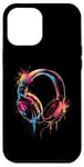 iPhone 12 Pro Max Headphones Music DJ Artwork Music Lover Beatmaker Techno Case