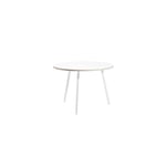 HAY Bord Loop Stand Round Table Ø120 Vit