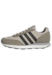 adidas Homme Run 60s 3.0 Leather Shoes Chaussures, Wonder Beige/Core Black/Putty Beige, 40 2/3 EU