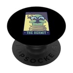 Funny Tarot Design - The Hermit PopSockets Adhesive PopGrip