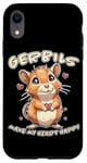 Coque pour iPhone XR Gerbilles Make My Heart Happy Gerbille