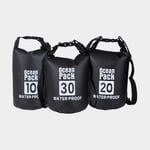 Ocean Pack Drybag set / sjösäckar Pack, 500D, 10/20/30 liter, svart, 3-pack