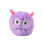 Love Story, Jouet Peluche Monstre Polyester 14 x 10 x H14,5 cm Les Monstres Violet