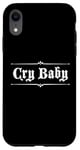 Coque pour iPhone XR Design gothique original CRY BABY