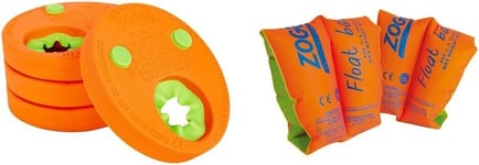 Zoggs Float Discs Armbands, Confidence Building Arm Bands, Safe Zoggs Swimming