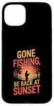 iPhone 15 Plus Gone Fishin' Funny Fishing Outdoors Case