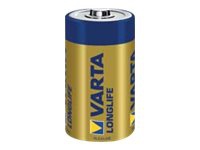 Varta Longlife - Batteri 4 x LR14-/C-typ - alkaliskt