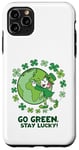 Coque pour iPhone 11 Pro Max Go Green Stay Lucky - Fête de la Saint-Patrick irlandaise