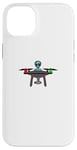 Coque pour iPhone 14 Plus Design drôle de pilote de drone extraterrestre OVNI.