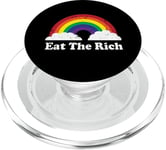 Rosseau Quote Retro Vintage Eat The Rich PopSockets PopGrip pour MagSafe