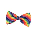 Bristol Novelty BA464 Nœud papillon arc-en-ciel, pour homme et femme, multicolore, taille unique Halloween