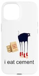 Coque pour iPhone 15 I Eat Cement Maudit Chat Drôle Curly Specific Meme