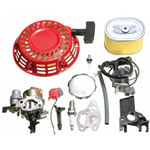 Motor Kit för Honda GX160 GX200 5,5HP - Förgasare, Startvev, Tändspole, Tändstift, Luftfilter..