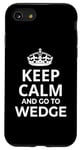 Coque pour iPhone SE (2020) / 7 / 8 Wedge Souvenirs / « Keep Calm And Go To Wedge Surf Resort! »