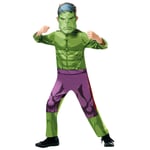 Children's Official Marvel Superhero Hulk All In One Mask Fun Halloween Costume