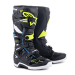 Alpinestars Tech 7 Crosstövlar Svart-Enamel Blå-Gul