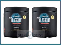 2x PWRRR BLACKOUT - Pre Workout Shilajit Power Extreme Pump -VEGAN- 30 Servings