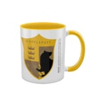 Harry Potter Hufflepuff House Pride Inner Two Tone Mug (One Size) (Yellow/White/