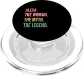 Funny First Name Design Woman Myth Legend - Alexa PopSockets PopGrip pour MagSafe