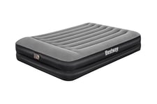 Bestway - Lit matelas gonflable 2 personnes Queen Aeroluxe, 203x152x46 cm, pompe électrique intégrée, Noir