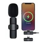 Trådlös lavalier-mikrofon med USB-C-kontakt, 60mAh