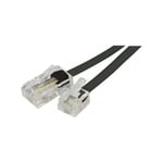 Exertis Connect - Cordon téléphonique RJ11 vers RJ45 Noir - 2.00M (ECF-911735)