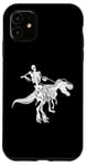 Coque pour iPhone 11 Squelette Riding T-Rex Cute Dino Lovers