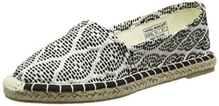 VERO MODA Femme Vmema Sandale Cage Espadrille, Noir, 40 EU