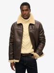 Superdry Faux Shearling Aviator Jacket