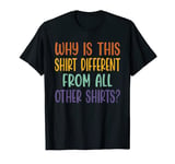 Funny Passover Family seder Why Is this Tee different T-Shirt