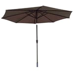 Signature Tissage Para0077 Table Parasol, Marron, 2.5 m