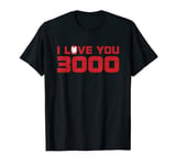 Marvel Avengers: Endgame Iron Man I Love You 3000 Distressed T-Shirt