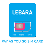 Lebara Pay As You Go Sim Card Trio