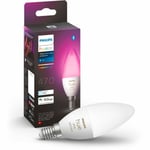 Ampoule connectée PHILIPS HUE W&C E14 5.3W