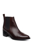 Biacarol Dress Chelsea Shoes Boots Ankle Boots Ankle Boots With Heel Brown Bianco