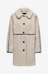 Only - Kappa onlRubi Shearling Coat - Beige