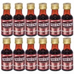 12x Preema Red Food Colouring 28ml Edible Concentrate Colour Dye Drinks Baking