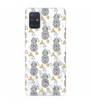 Coque Galaxy S20 PLUS Marbre ananas blanc dore or