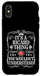 Coque pour iPhone X/XS Le nom Ricard est un nom Ricard que vous ne comprendriez pas