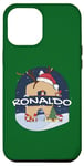 Coque pour iPhone 12 Pro Max Awesome Ronaldo Name w Santa Hat in Xmas Theme Christmas